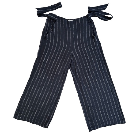 Aritzia Wilfred Faun Wide Leg Pants MED High Waist Pull-On Lagenlook Cottagecore - Picture 3 of 16